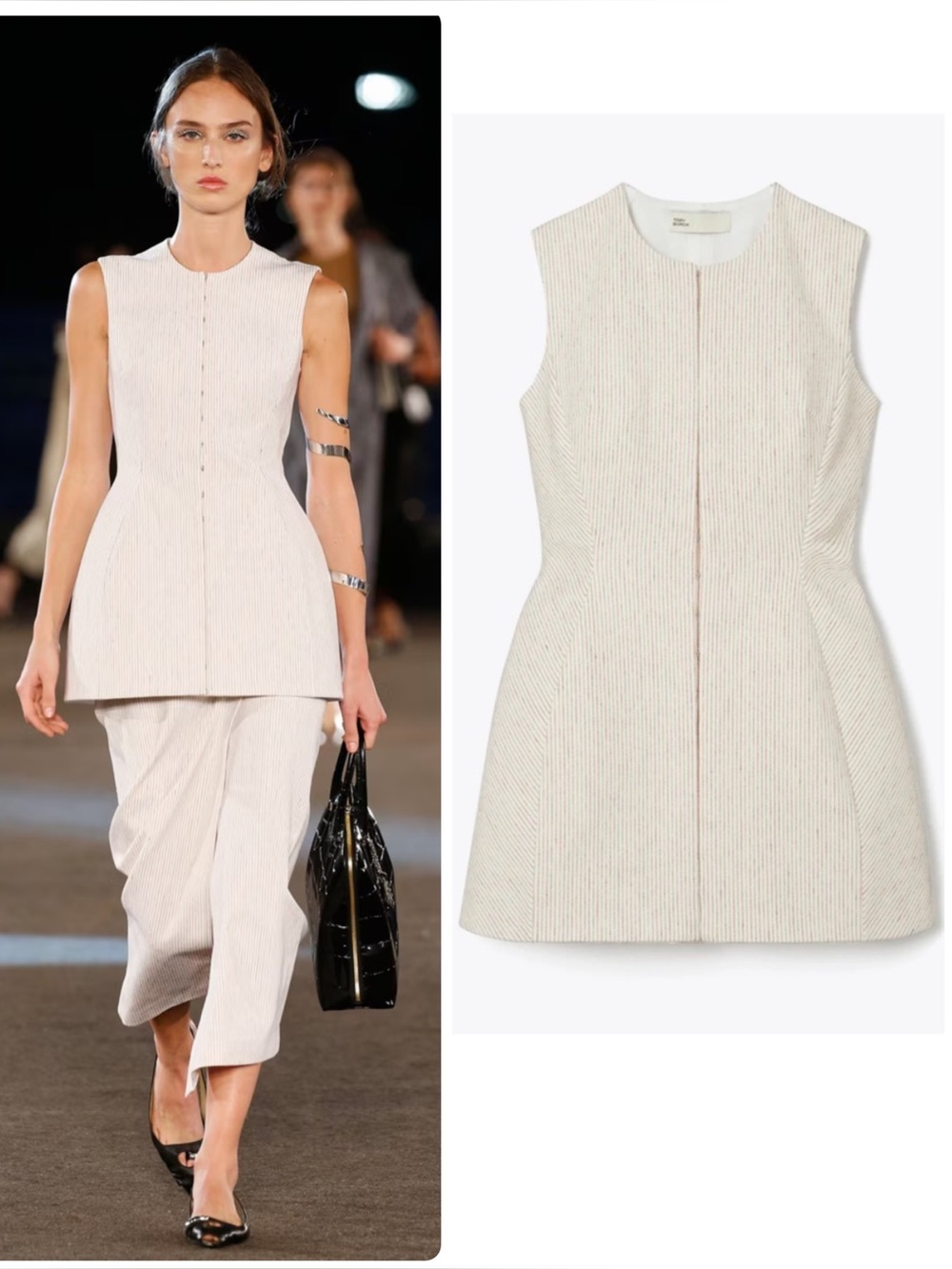 Tory Burch Hook and Eye Tunic Dress